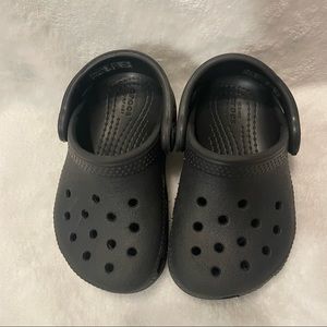 Baby Black Crocs